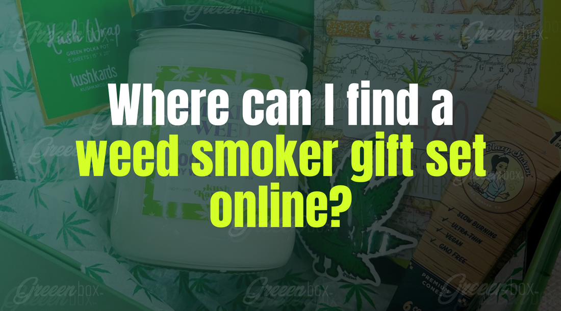 Where can I find a weed smoker gift set online?